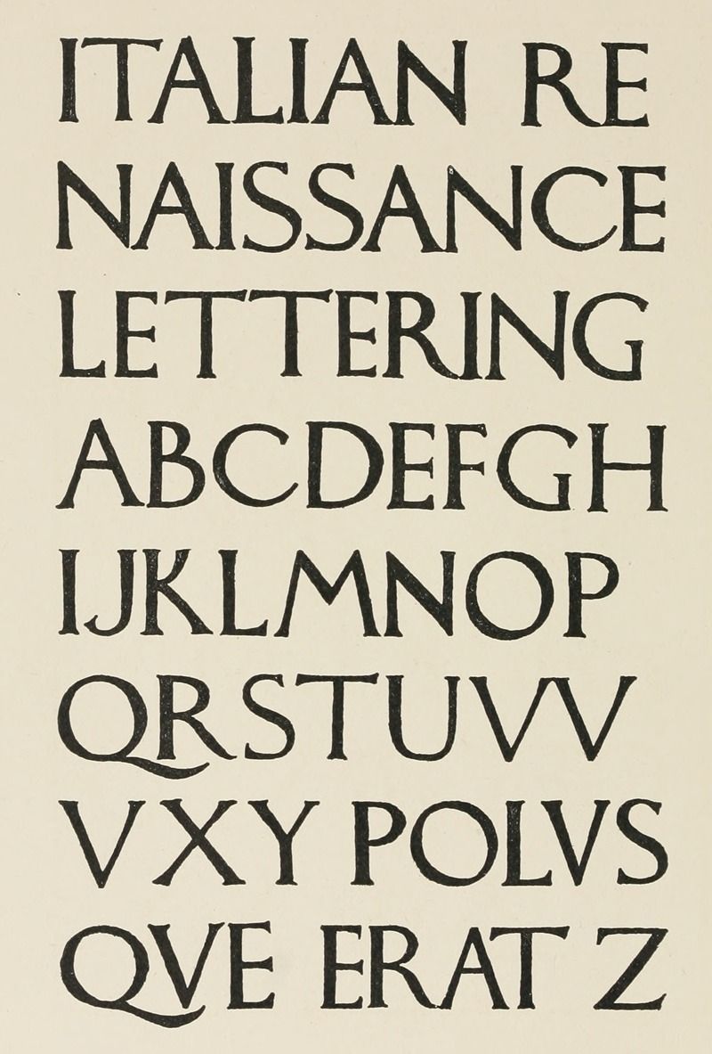 Italian Renaissance Capitals: Classic Typography by F.C. Brown 🏛️