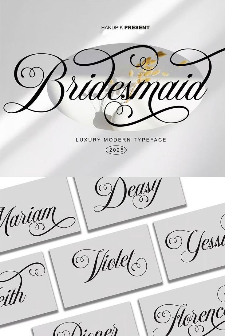 50+ Stylish Fonts for Invitations & Branding — GDJ