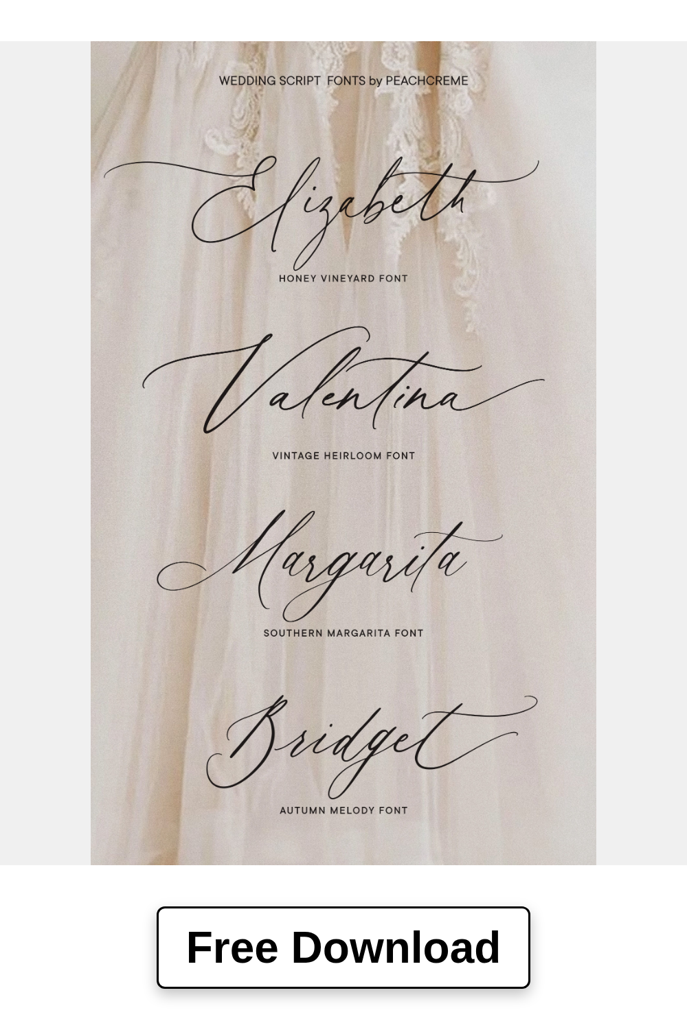 40+ Gorgeous Wedding Fonts for Your Big Day