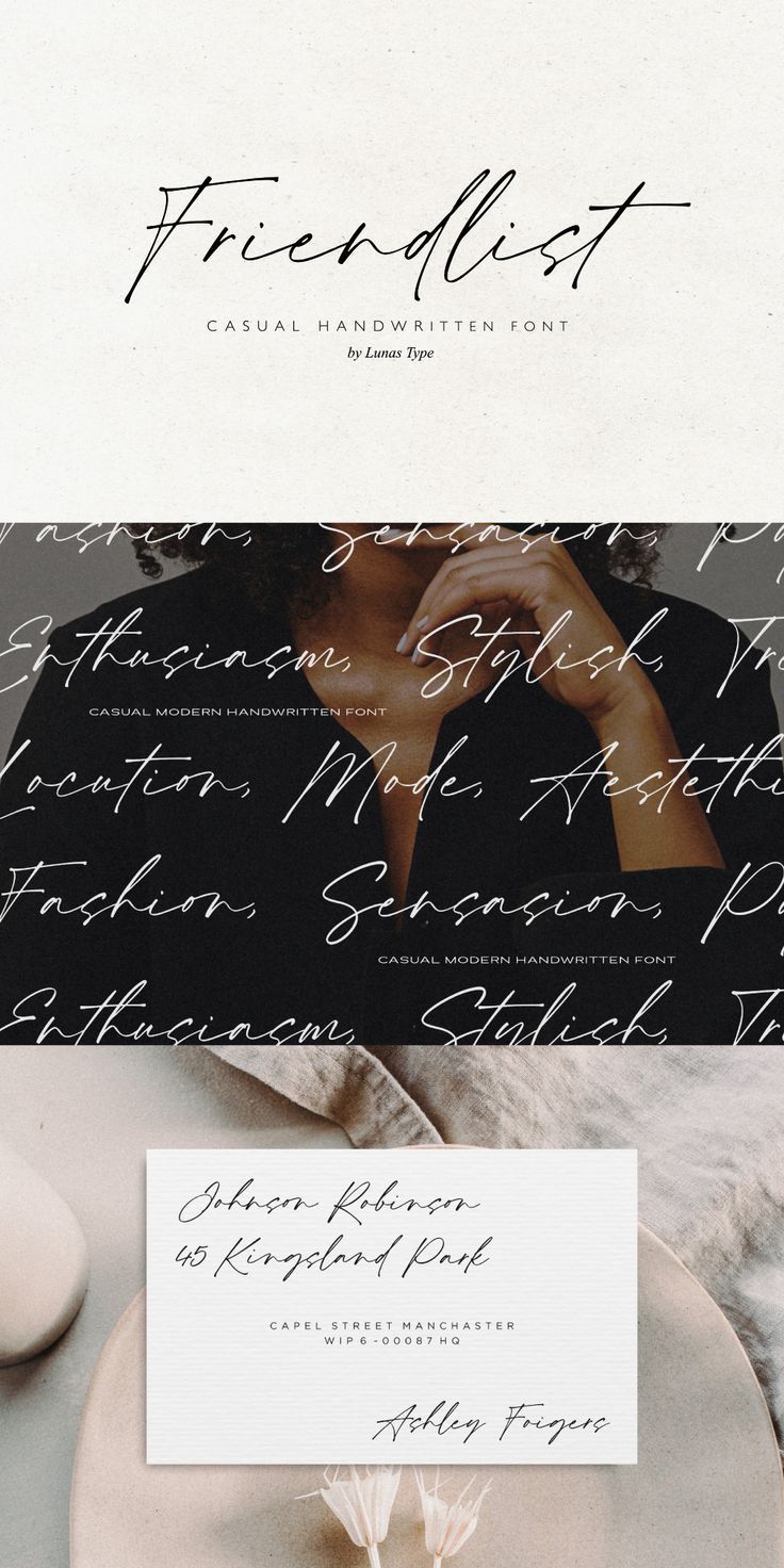 Friendlist: A Modern Take on the Casual Handwritten Font