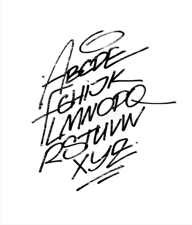 Caligrafía Manual: Alfabeto Escrito a Mano