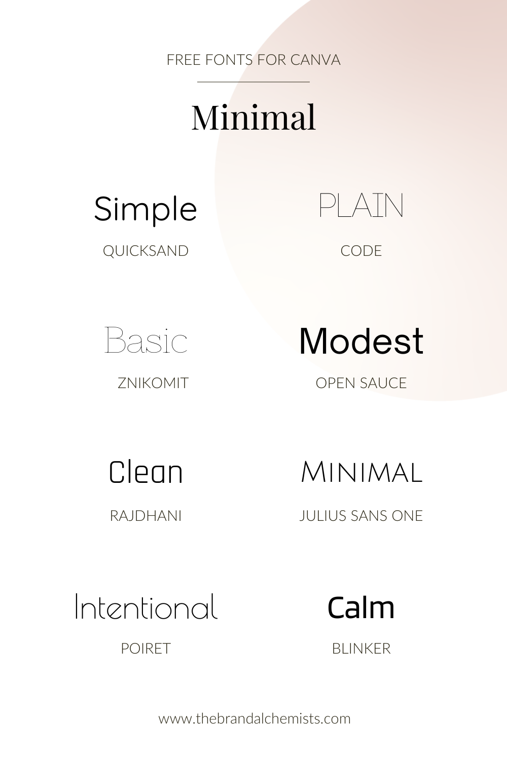 Transform Your Brand with #Minimal_Fonts in #Logos & #Brand_Kits