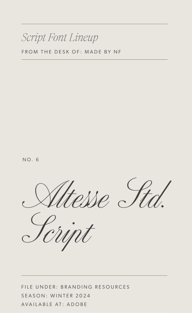 High End Script Font Ideas for Wedding Planners, Wedding Professionals and Photographers