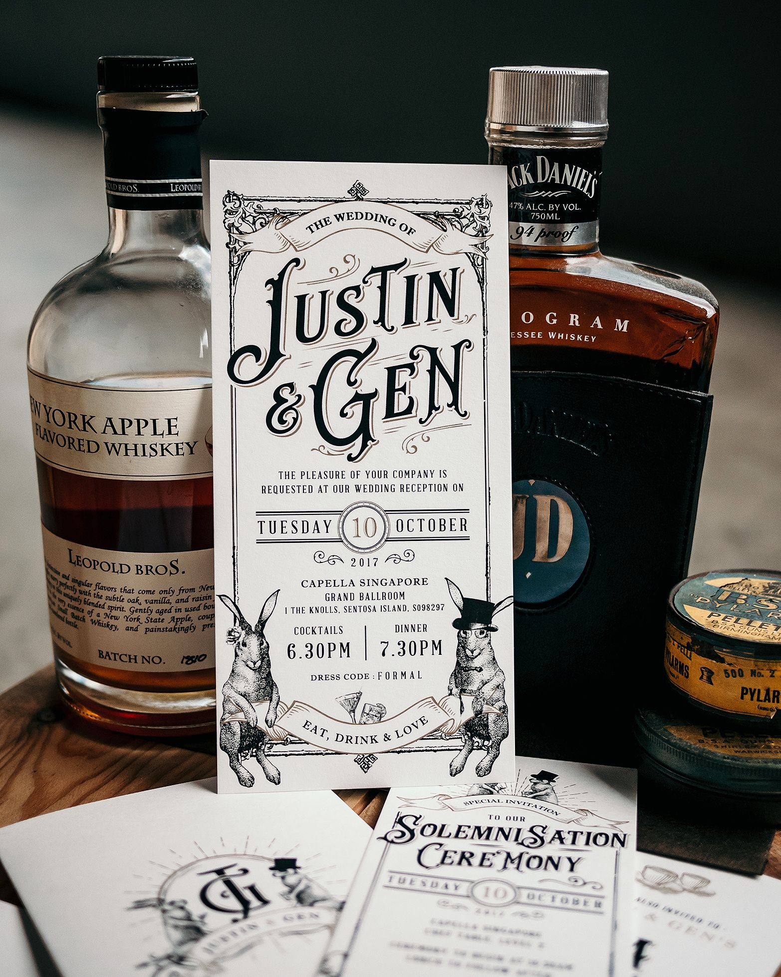 VICTORIAN INSPIRED WEDDING INVITATIONS