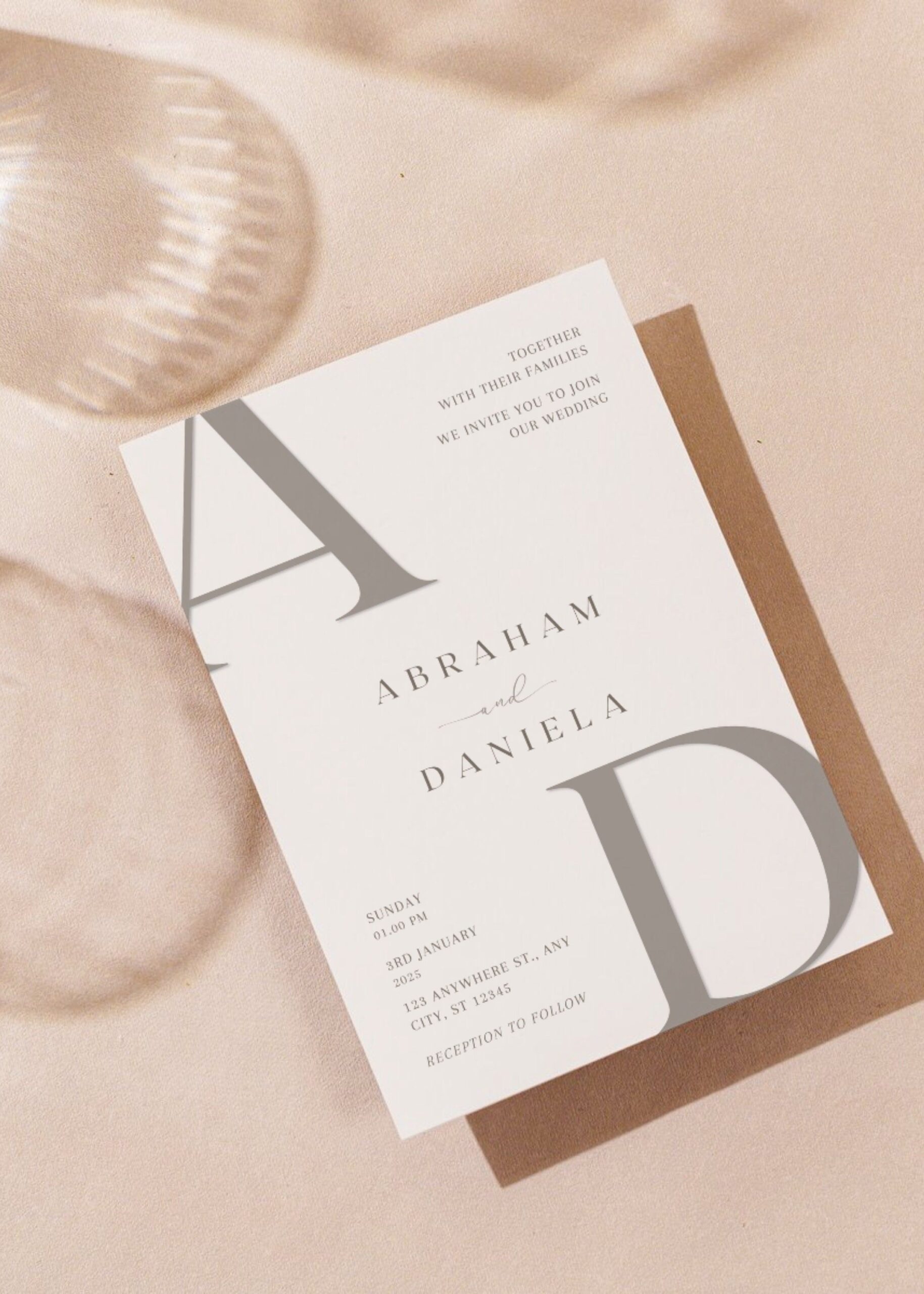 Simple Wedding Invitation