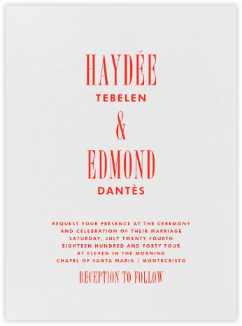 Elegant & Formal Wedding Invitations | Send online instantly | RSVP tracking