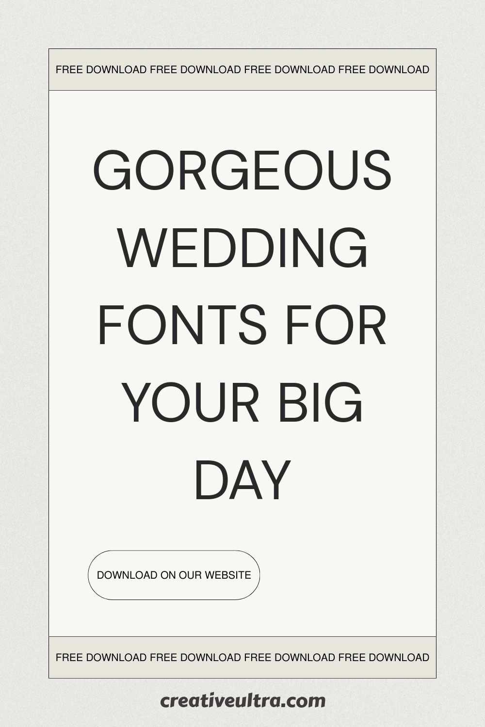 Gorgeous Wedding Fonts for Your Big Day