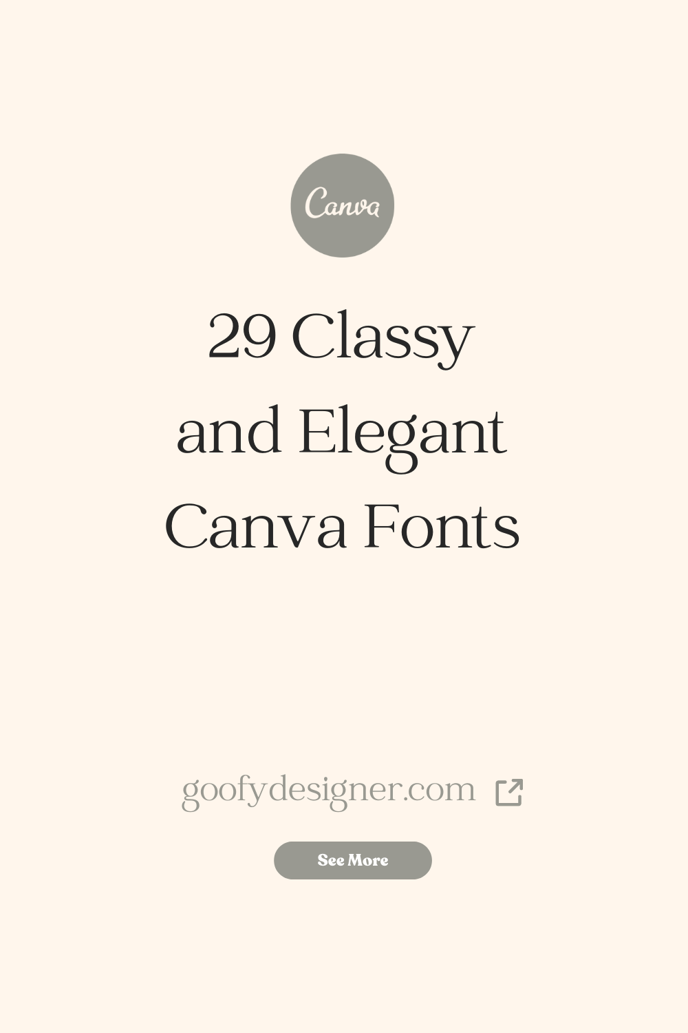 Canva Font Ideas