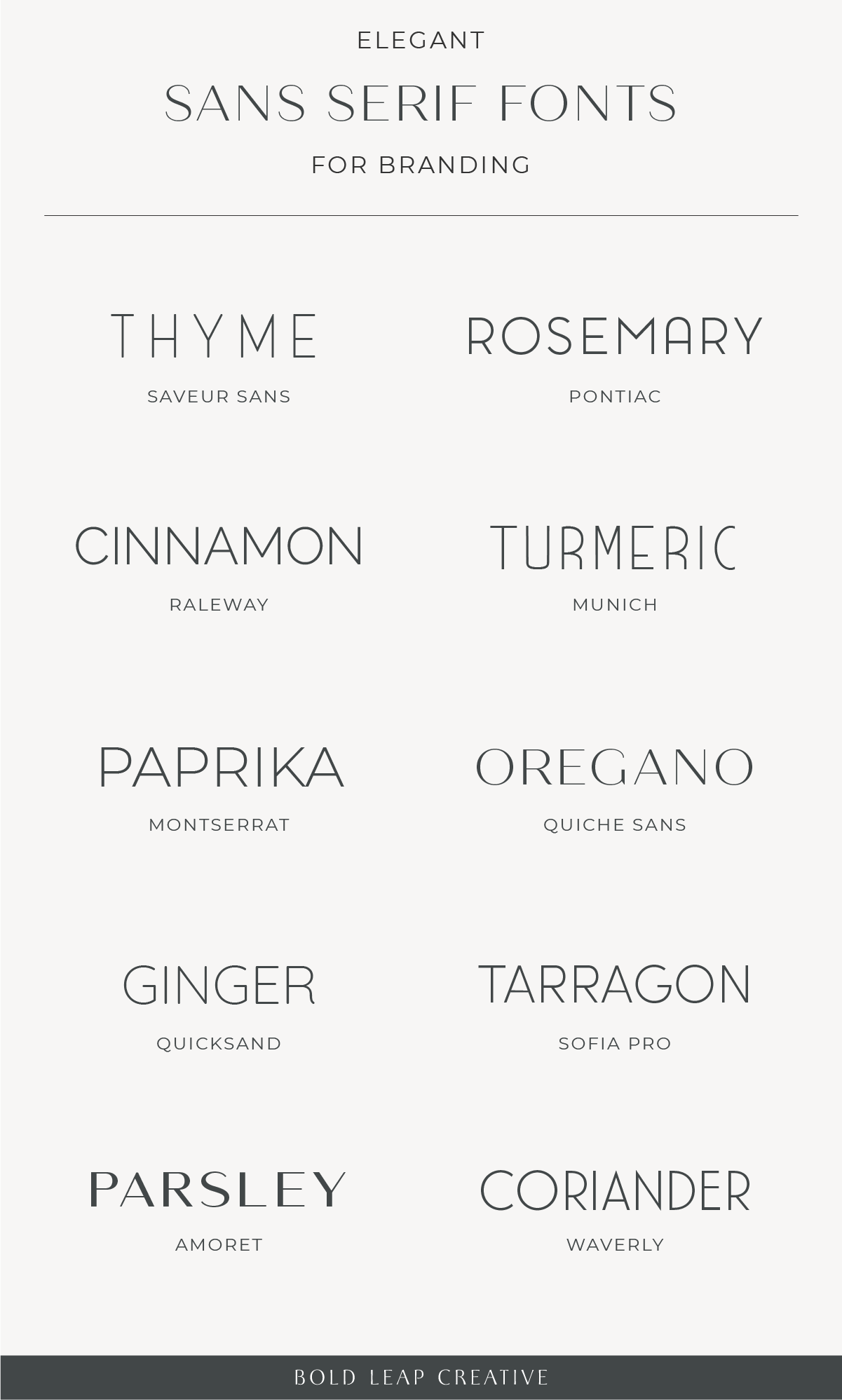 10 Elegant Sans Serif Fonts For Branding — Bold Leap