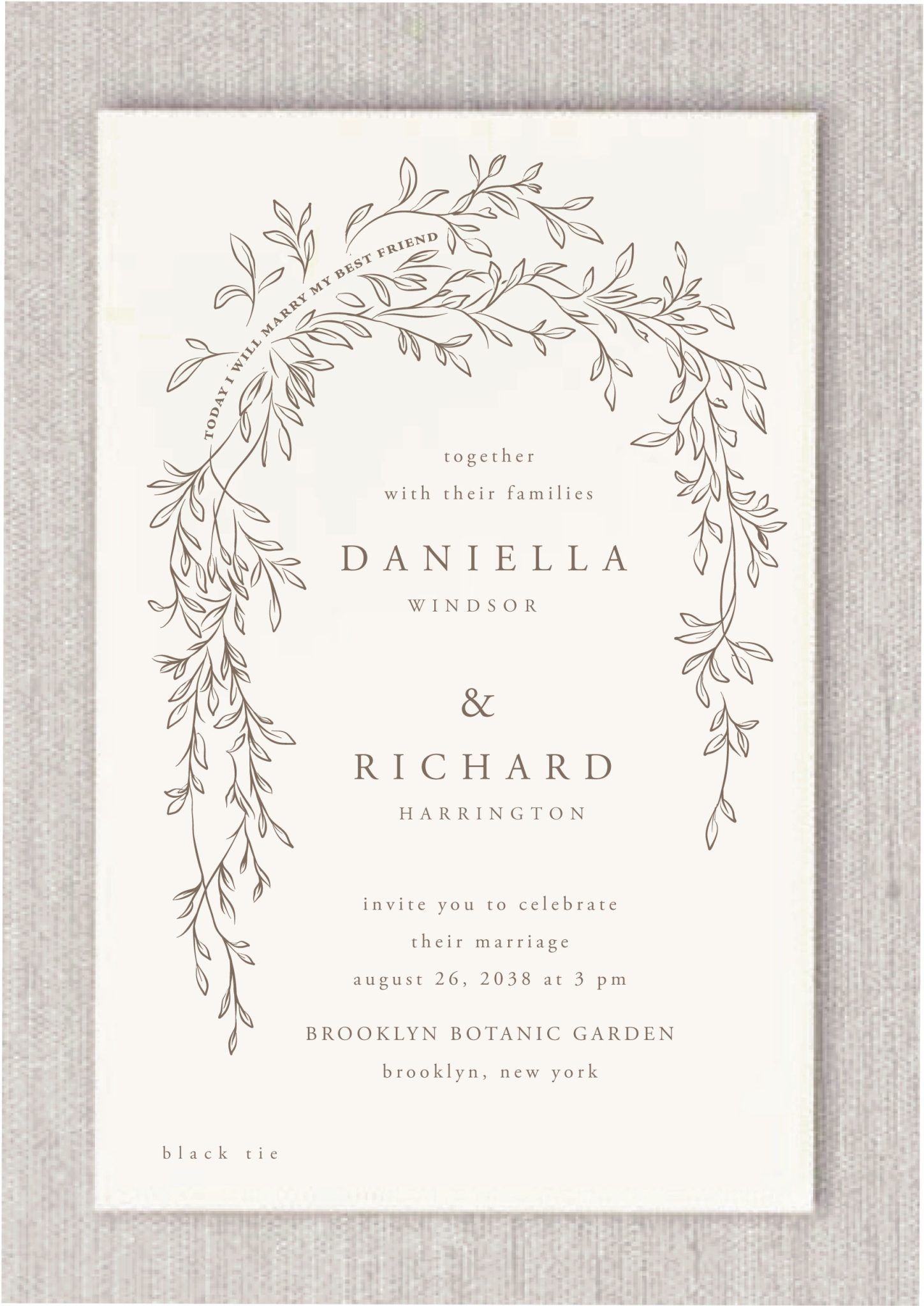 Digital Paperless Online Wedding Invite Branches Of Love | Cohen Printing And Invi…
