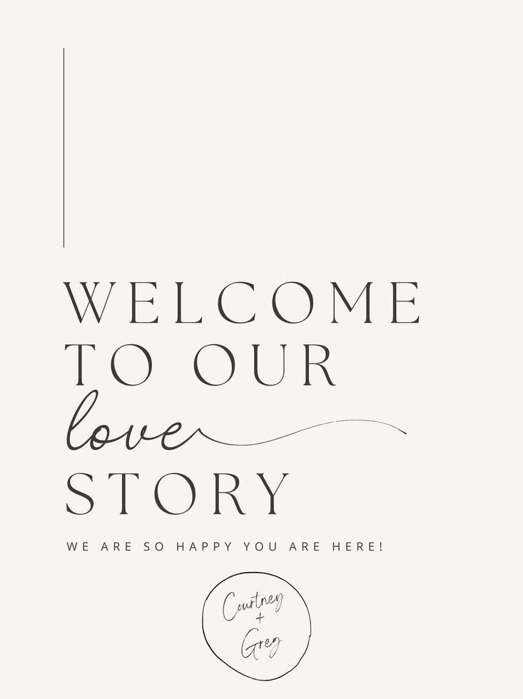 Welcome to our Love Story