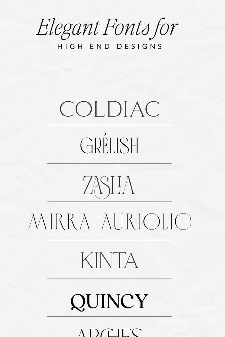 Unique Fonts for Elegant Branding That Stands Out, Sophisticated Font, Elevated Brand Design