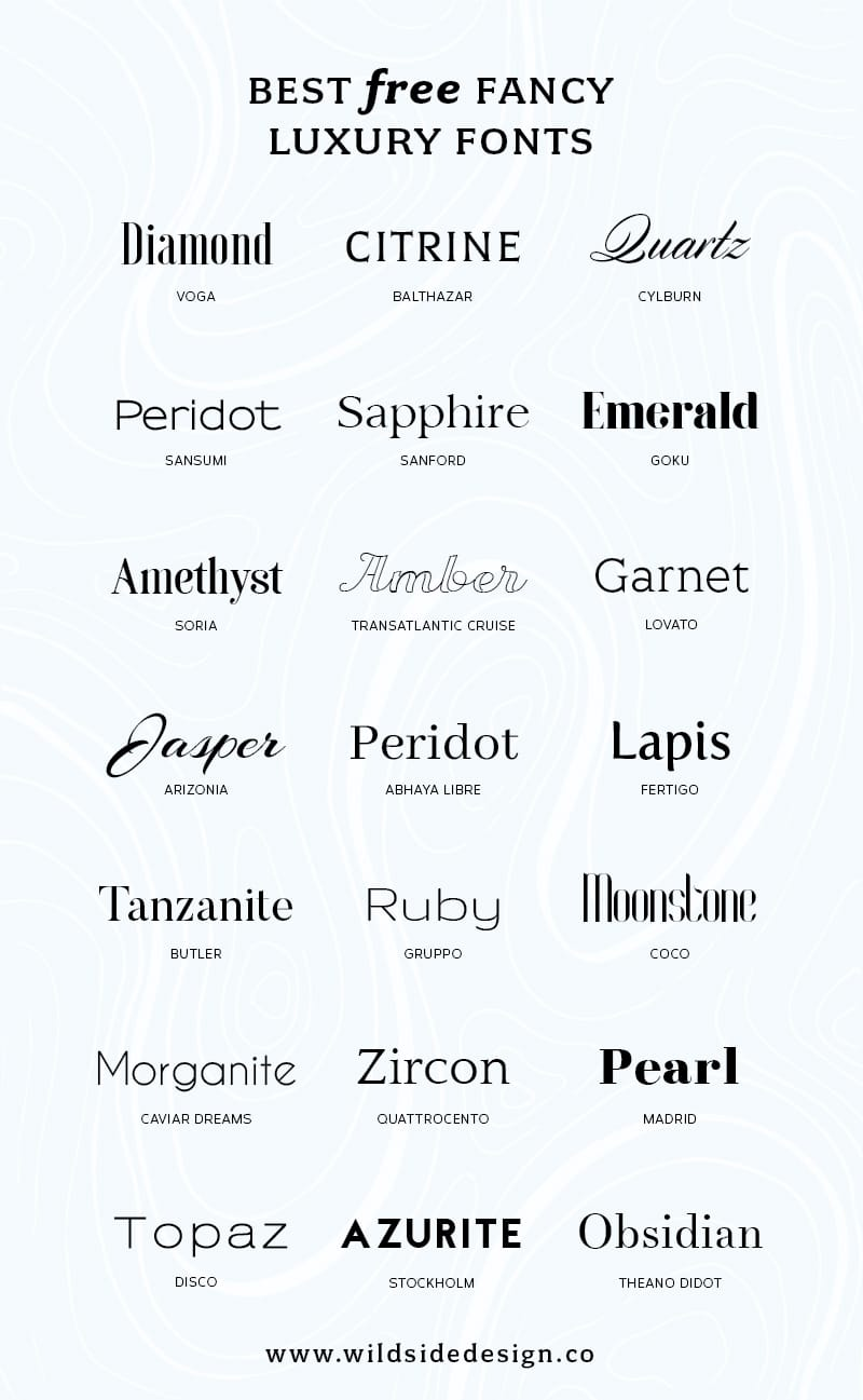 Best Free Luxury Fonts — Rite of Sage