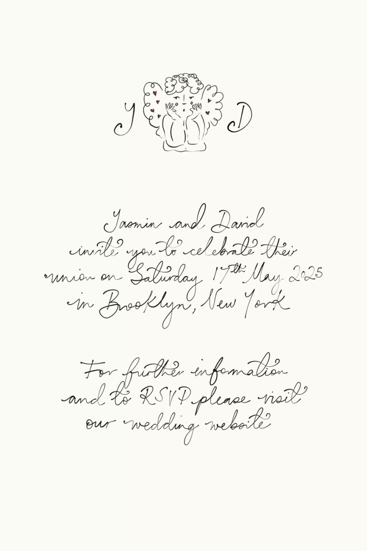 Brooklyn New York Wedding Inspiration | Handwritten Invitation Ideas