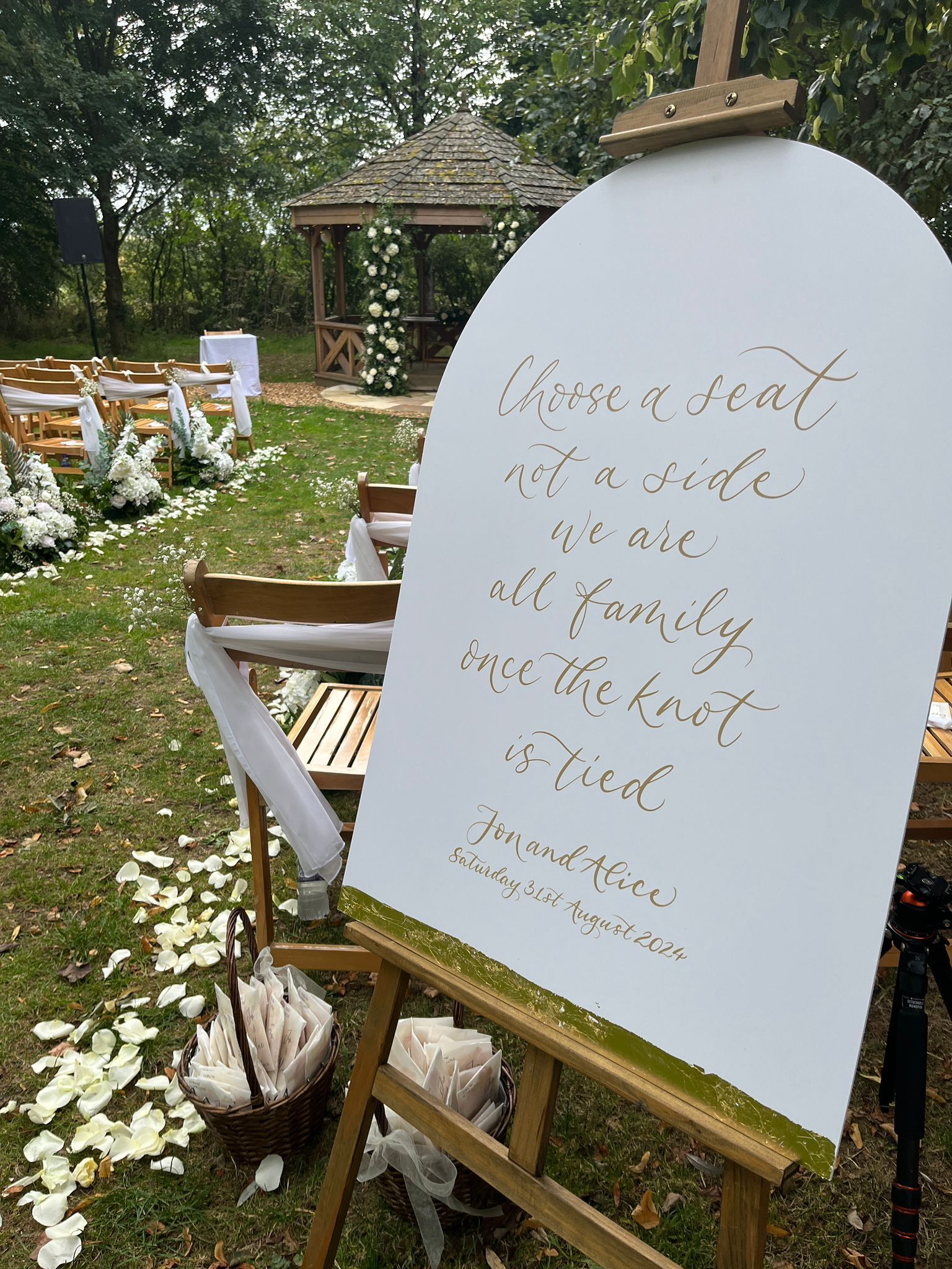 Wedding Ceremony Signage