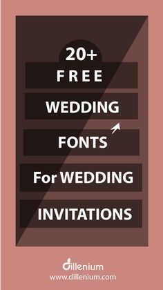 10 Free Script Fonts for Wedding Invitations | Free script fonts, Wedding