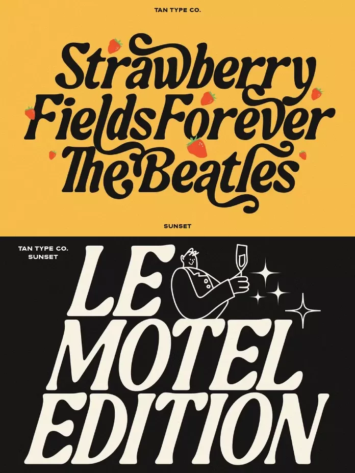 TAN Sunset Font by TanType