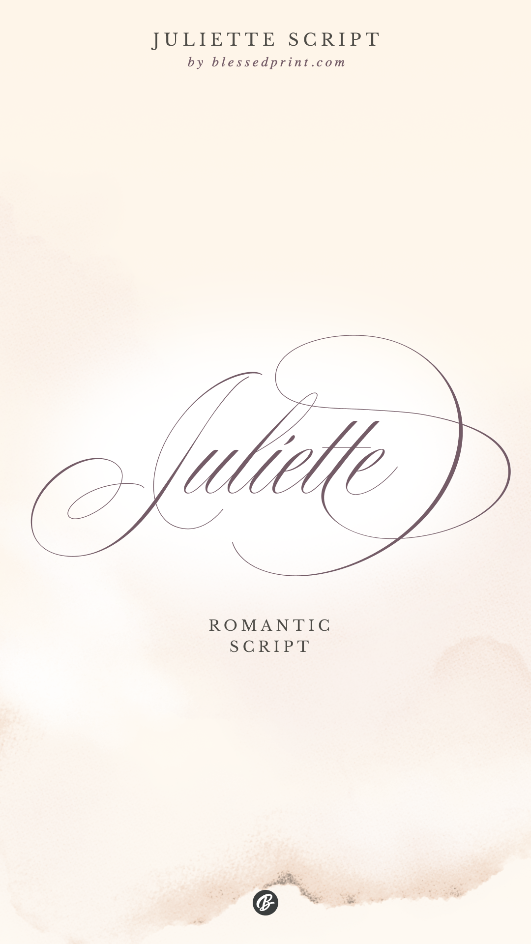 Juliette Script – Romantic Wedding Font😎