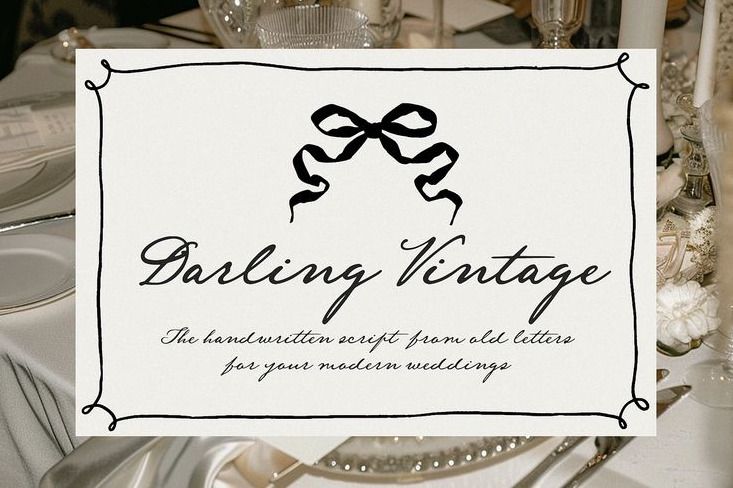 Darling Vintage Handwritten Font