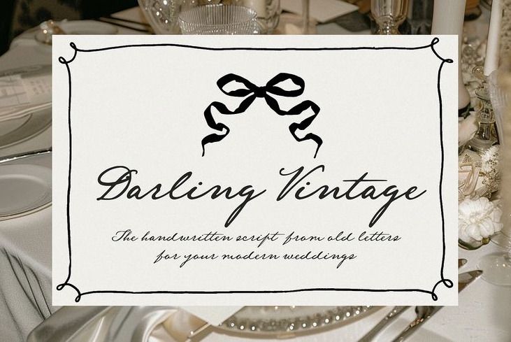 Darling Vintage Handwritten Font