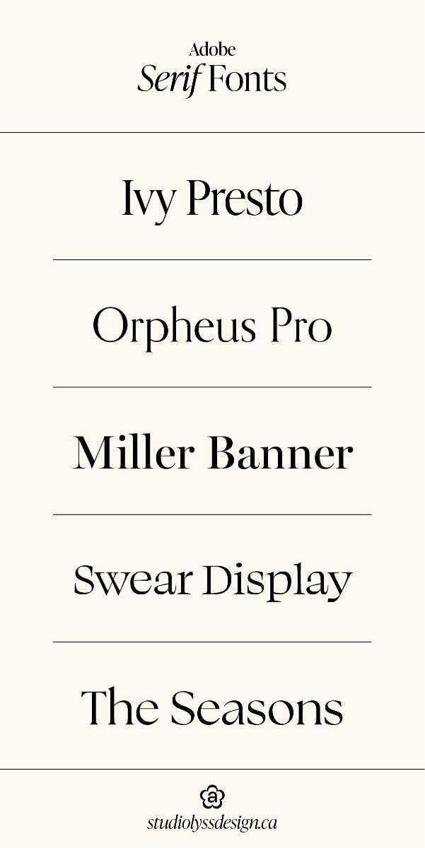 Stylish Modern Serif Fonts for Elegant Wedding and Luxury Branding