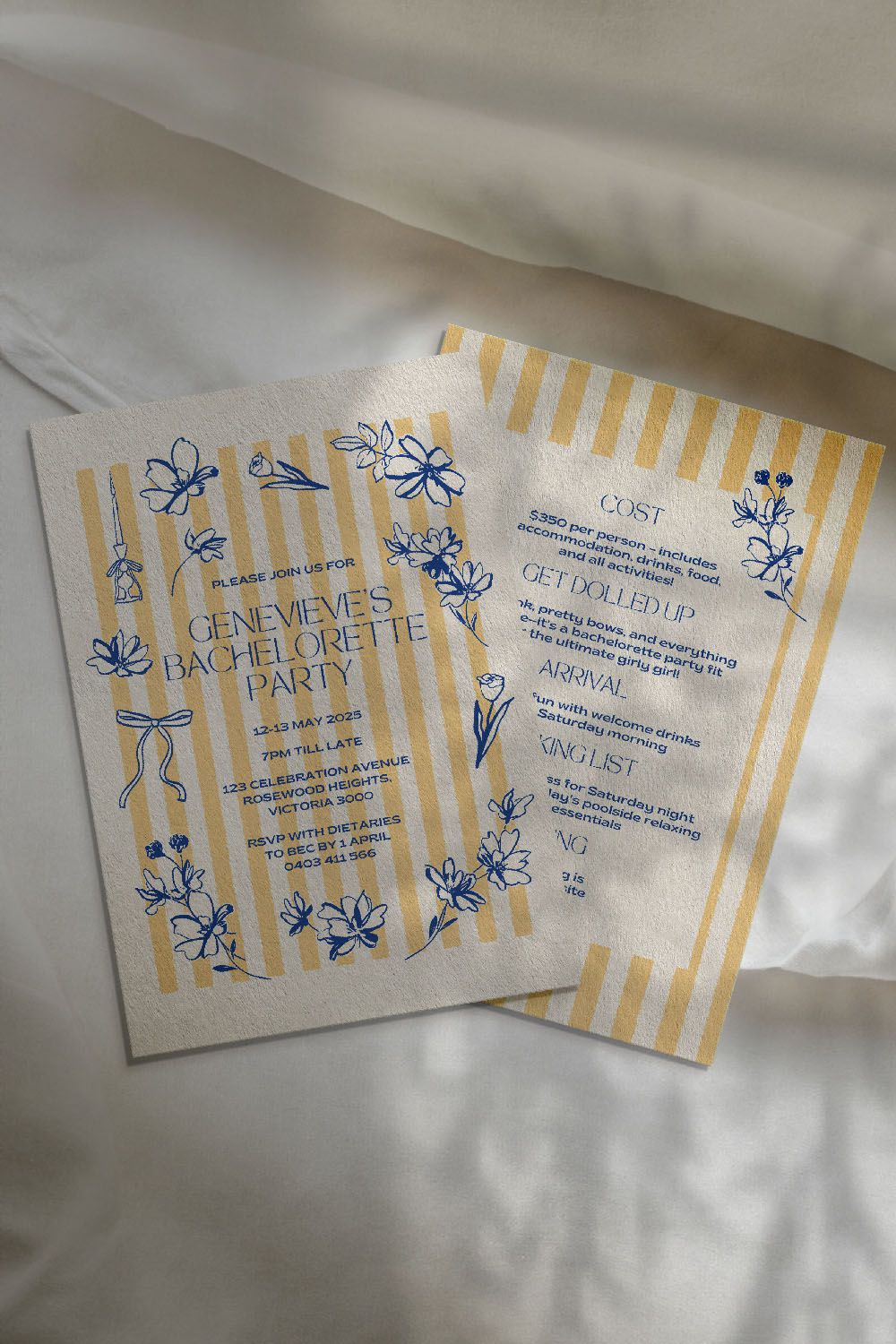 Whimsical Garden Party Bachelorette Stationery 🌸✨