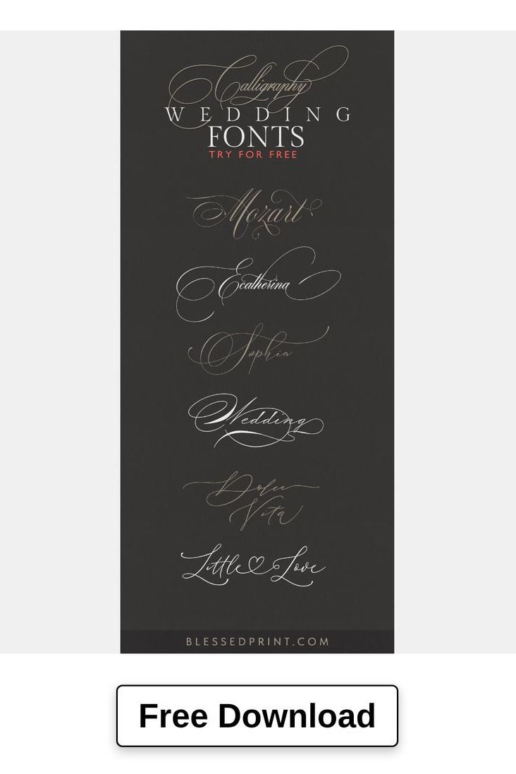 Download free demo fonts | Font shop — Blessed Print