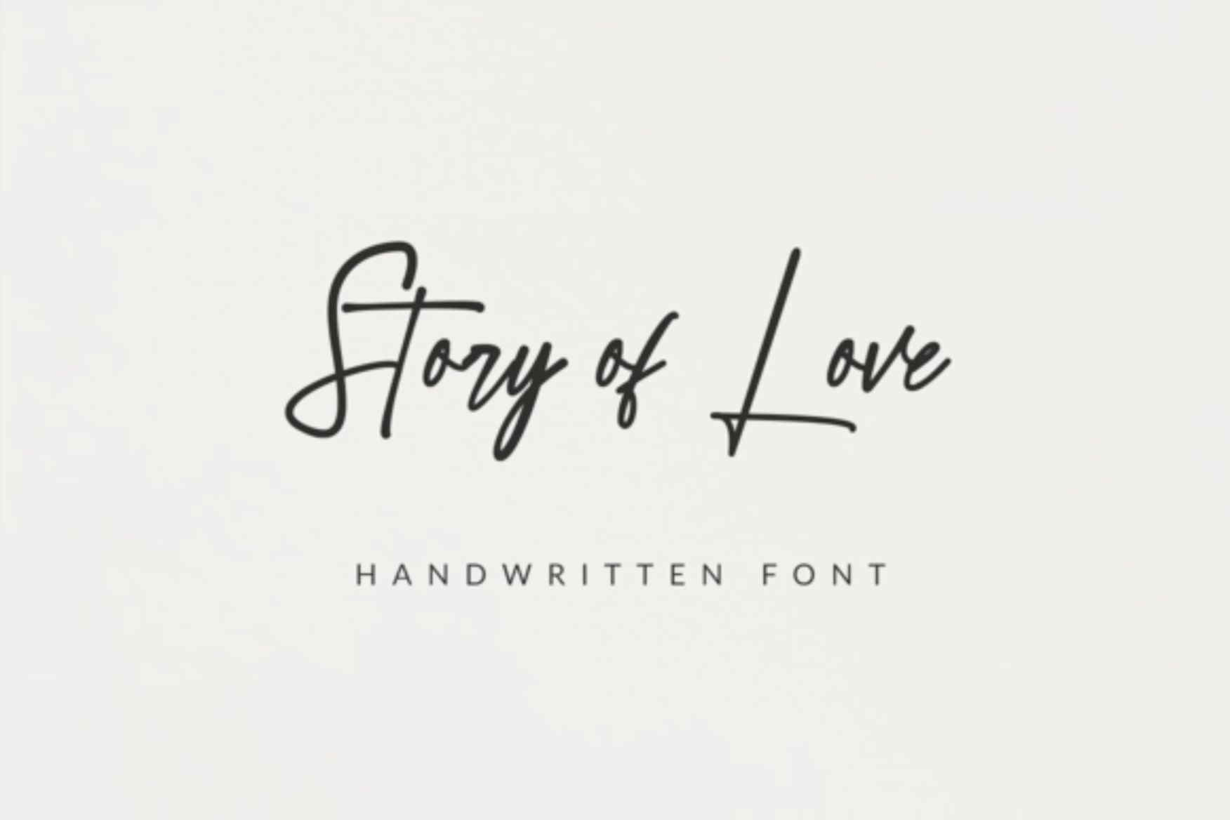 Story of Love Font