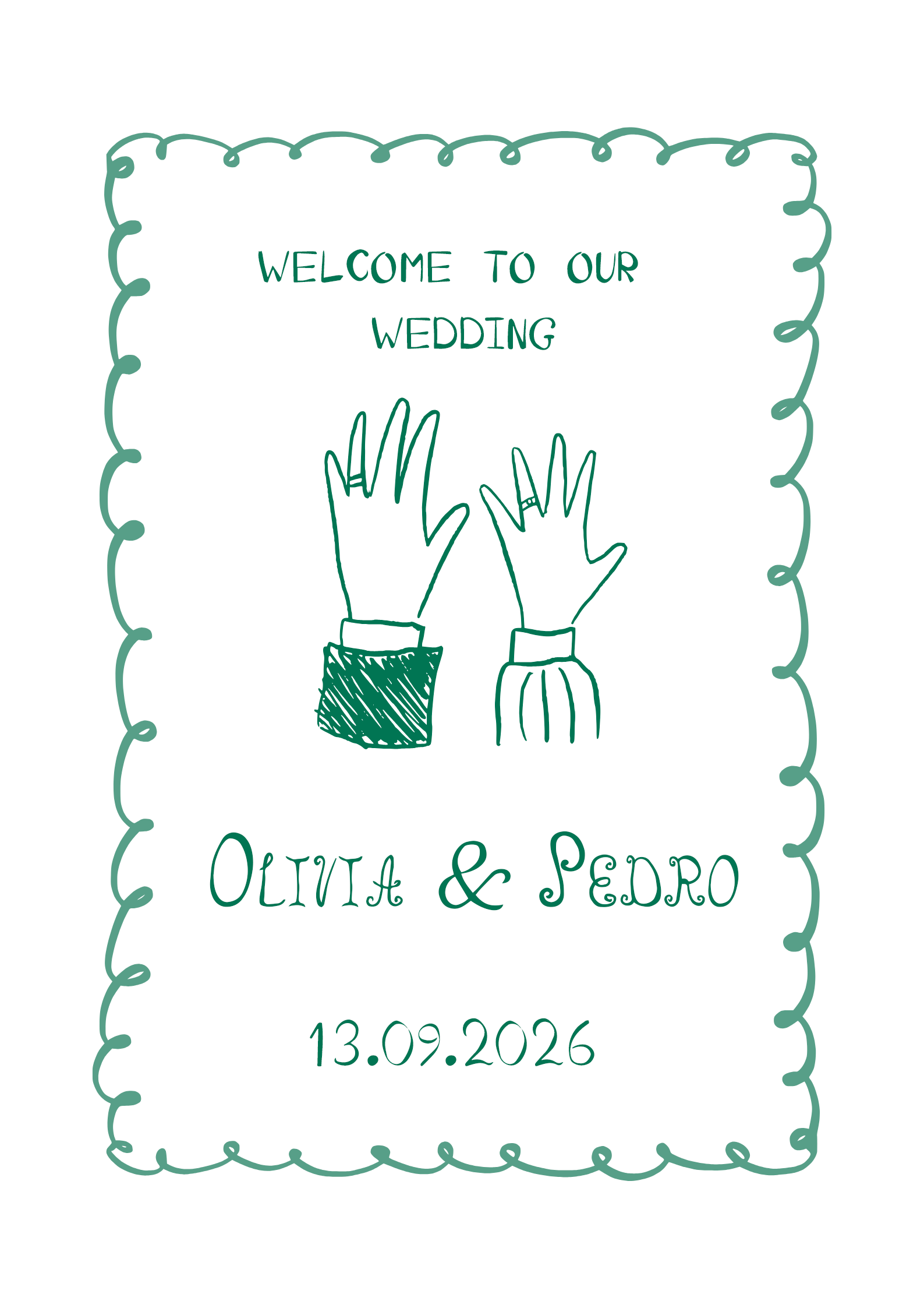 Poetry Hand is an elegant handwritten font for wedding invitations and branding.