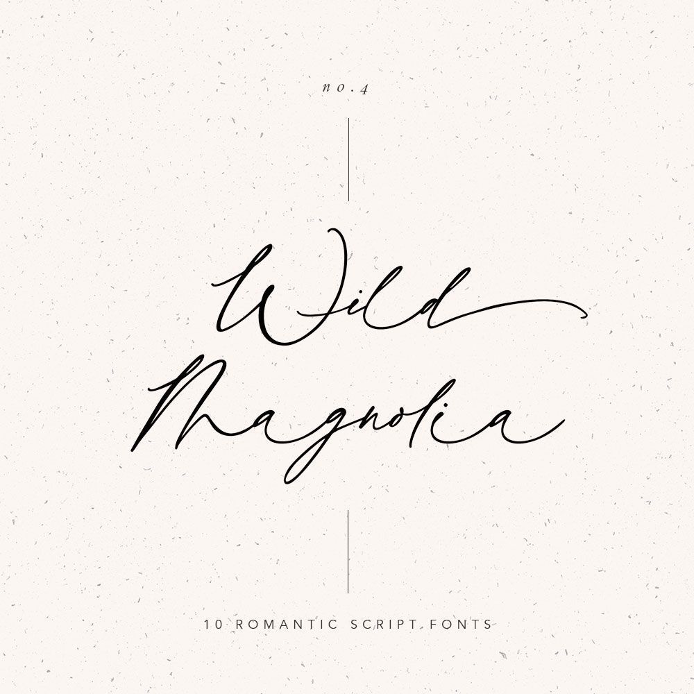 Romantic Realistic Calligraphy Script Fonts Sarah Shuttle Creative