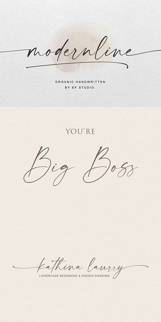 Modernline Handwritten Font: Authentic & Sophisticated