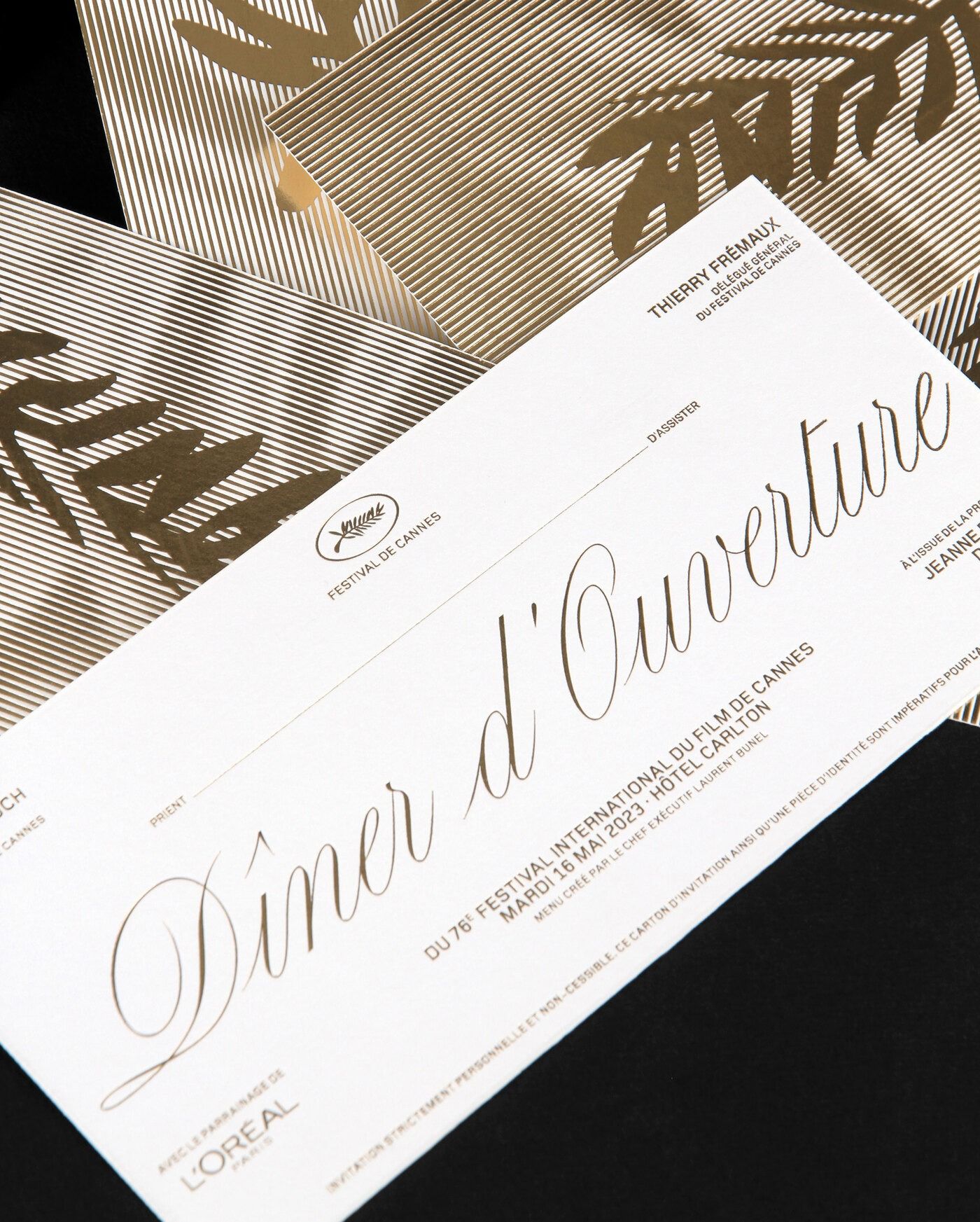 Festival de Cannes 2023 invitation