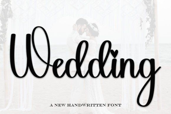 Wedding Font by putrasyahreza00 · Creative Fabrica