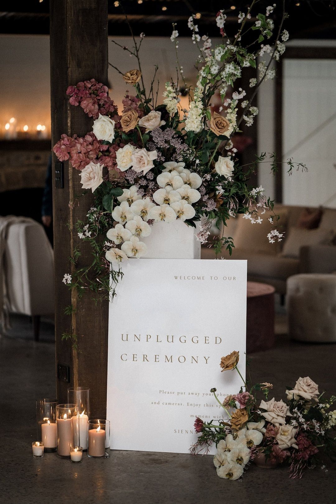 Gold Unplugged Ceremony Template Unplugged Wedding Sign — Etsy
