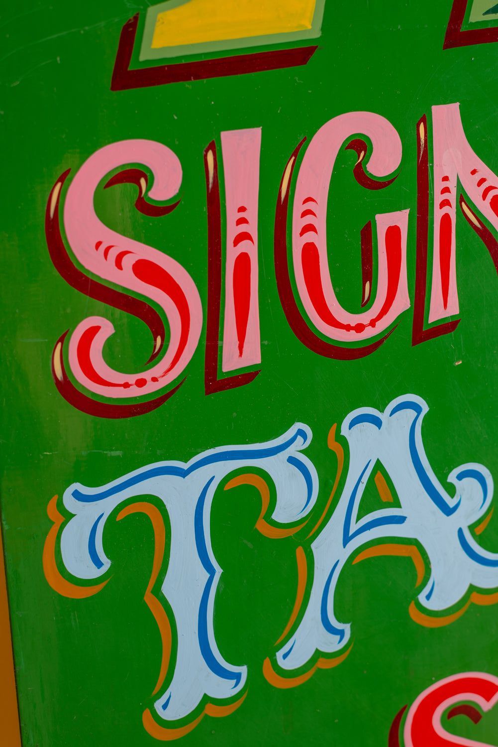 ‘Signwriting Taster’ Fairground Sign