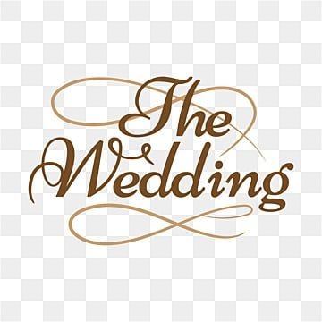 Wedding Typography Vector PNG Images, The Wedding Typography Vector Design, The Wedding, Wedding Day, Happy Wedding PNG Image For Free Download