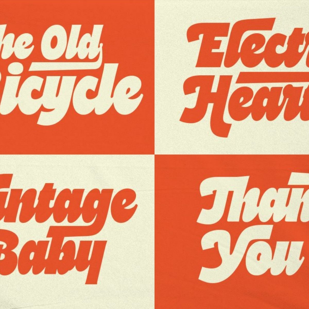 Retro Cursive Font — Vintage & Retro Typography for Design