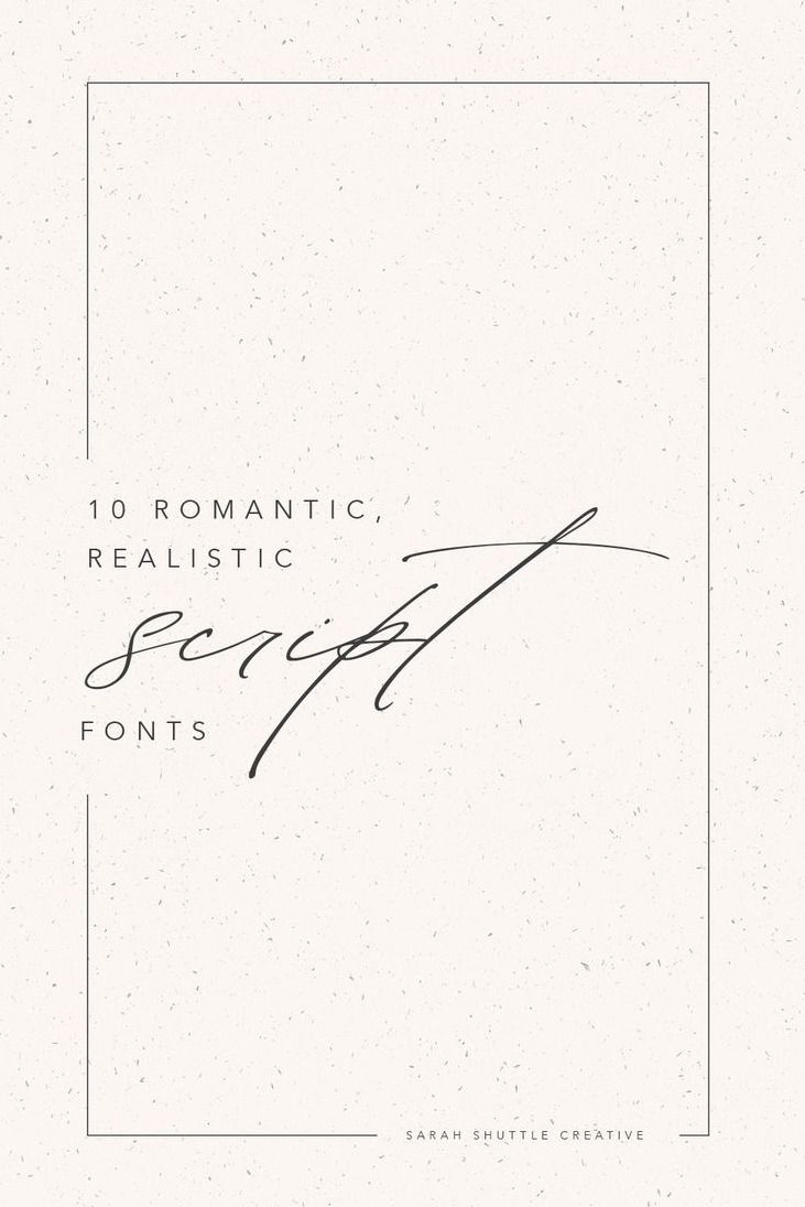 Best romantic script fonts | calligraphy handwritten fonts | Sarah Shuttle Creative Blog