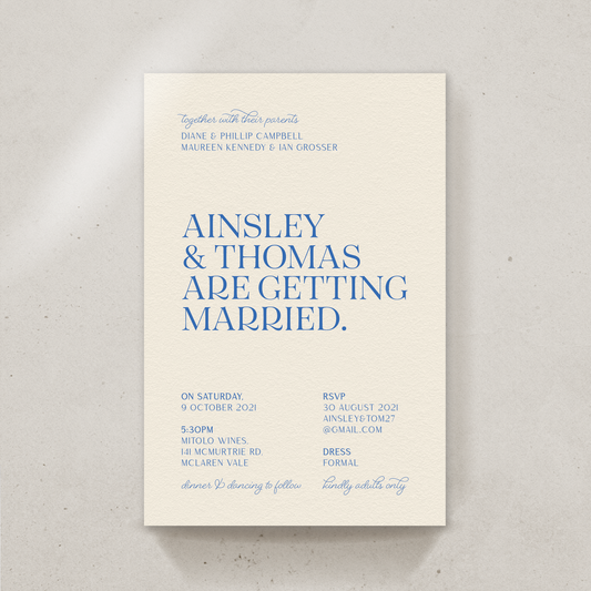 Ainsley | Best Wedding Invitation Fonts | Wedding Invitation Fonts