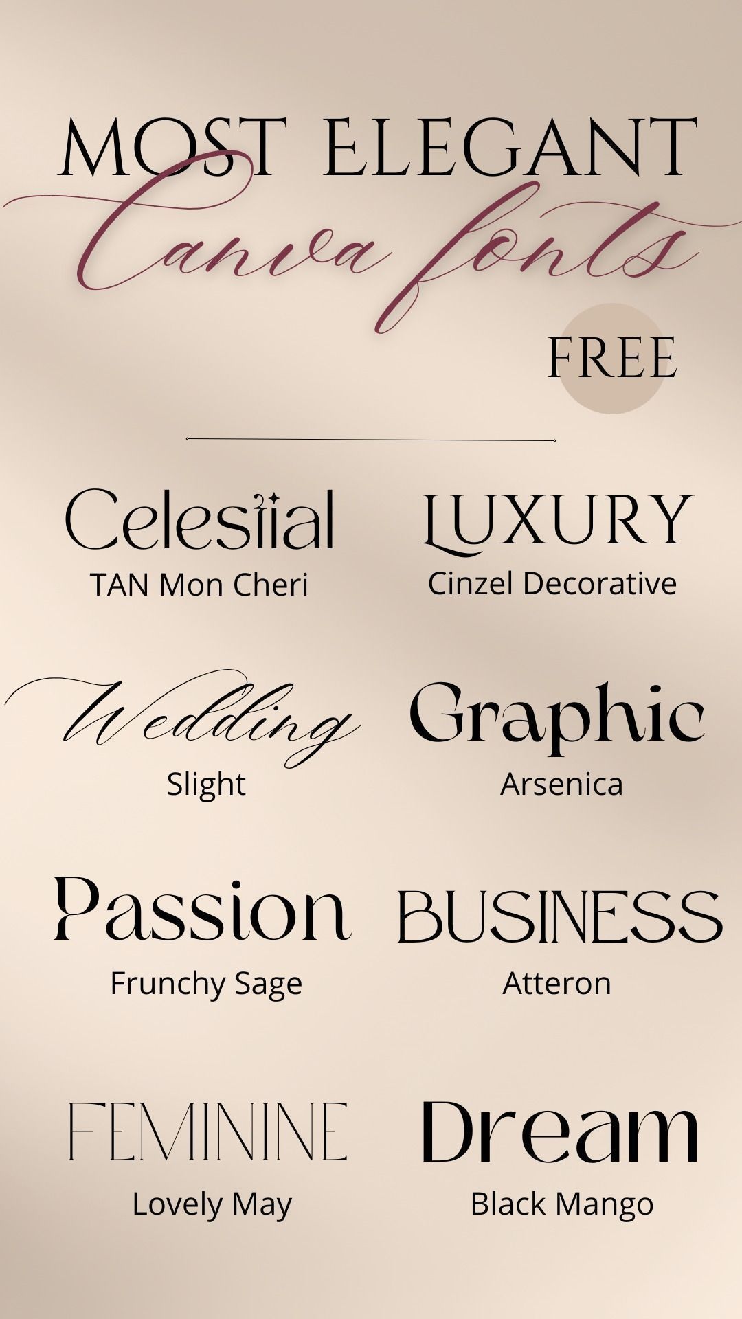 Elegant Wedding Fonts for Modern Branding and Invitations