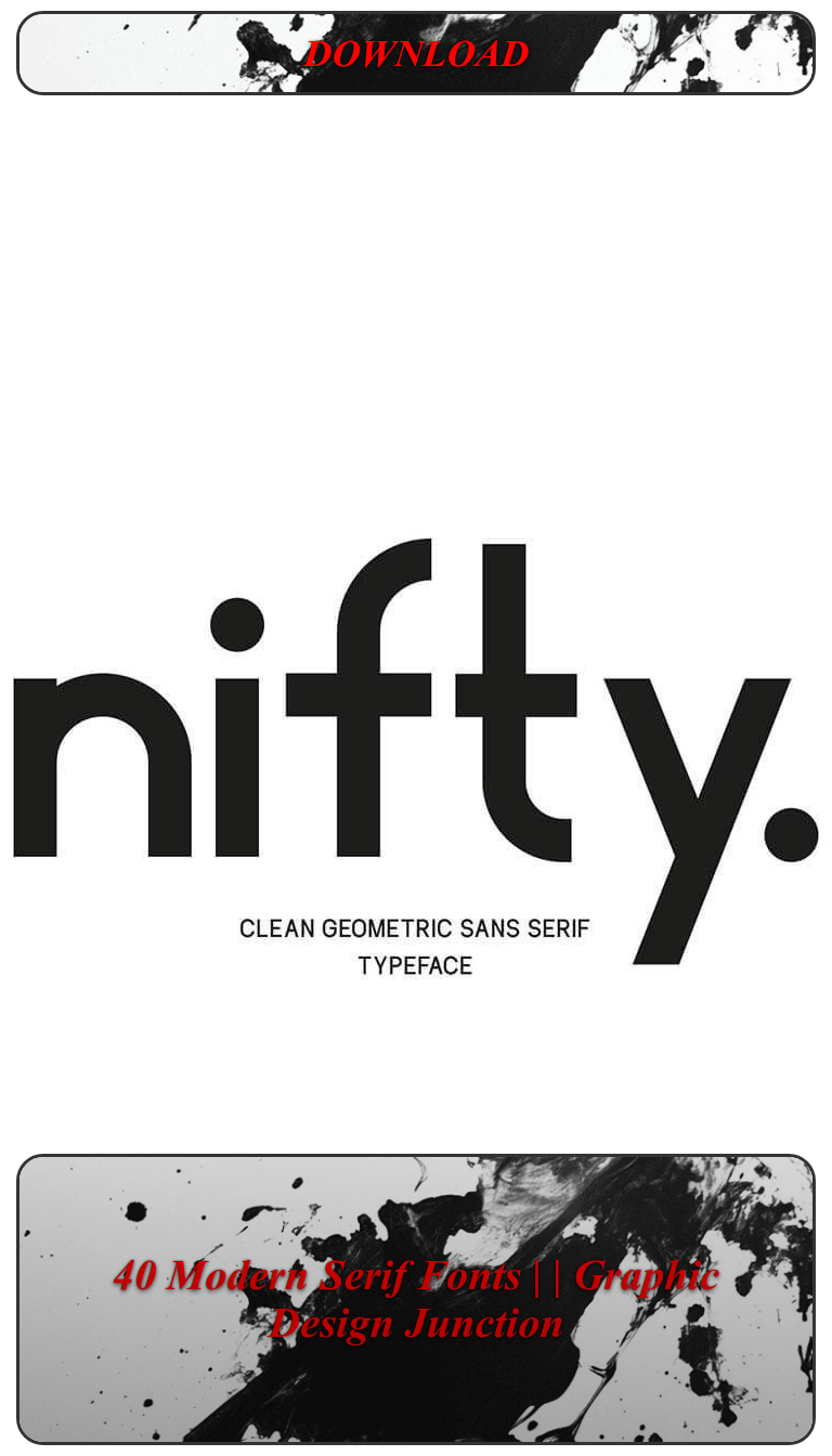 40 Modern Serif Fonts | | Graphic Design Junction