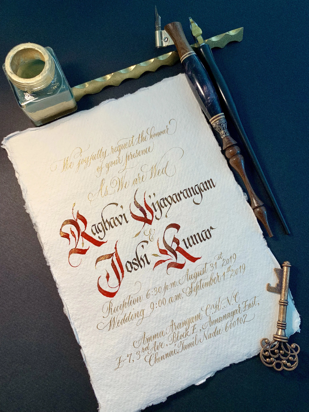 How To Make Calligraphy Wedding Invitations