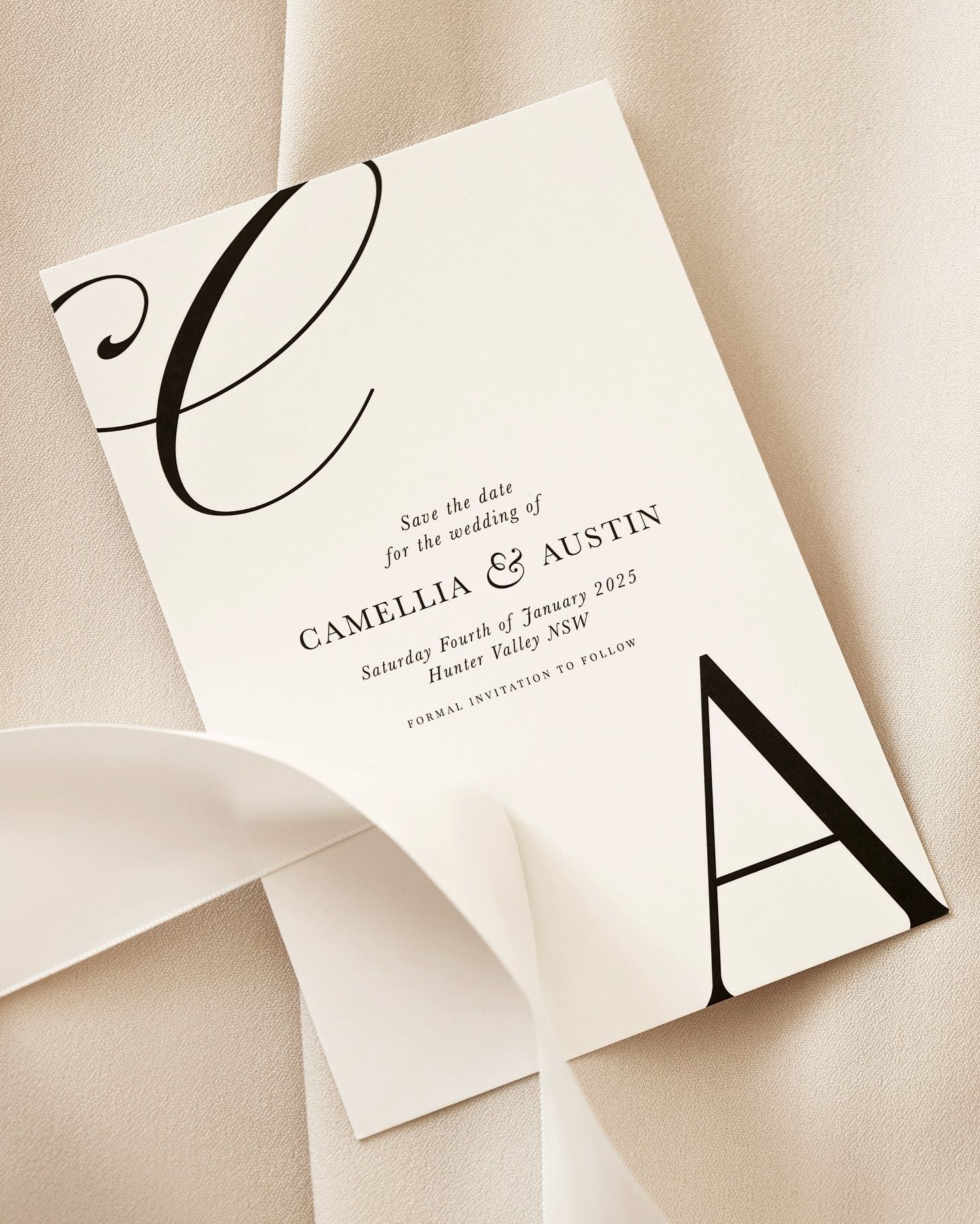 Say hello to FLEUR — our newest save the date design made for the modern