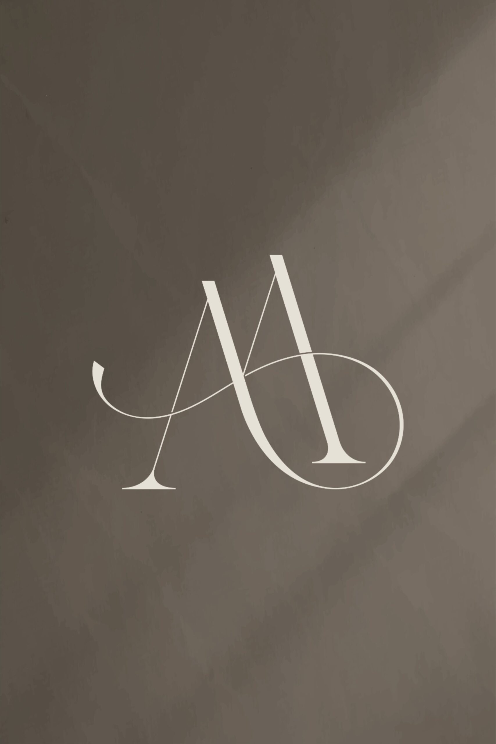 AA wedding logo, Individual design