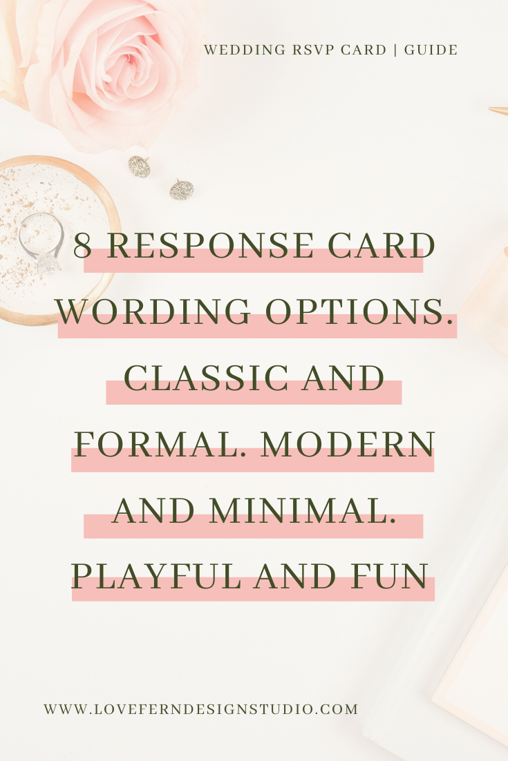 RSVP Card Wording Examples