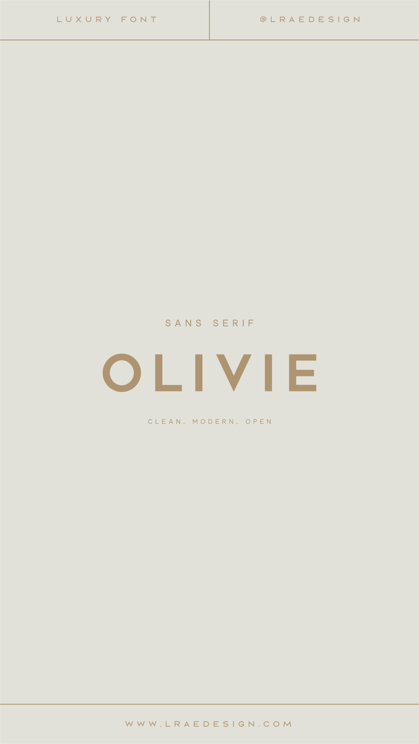 Modern Sans Serif Font for Brand Design or Creative Projects