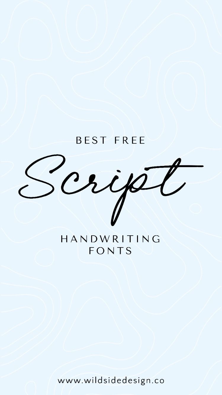 The Best Free Script Handwriting Fonts