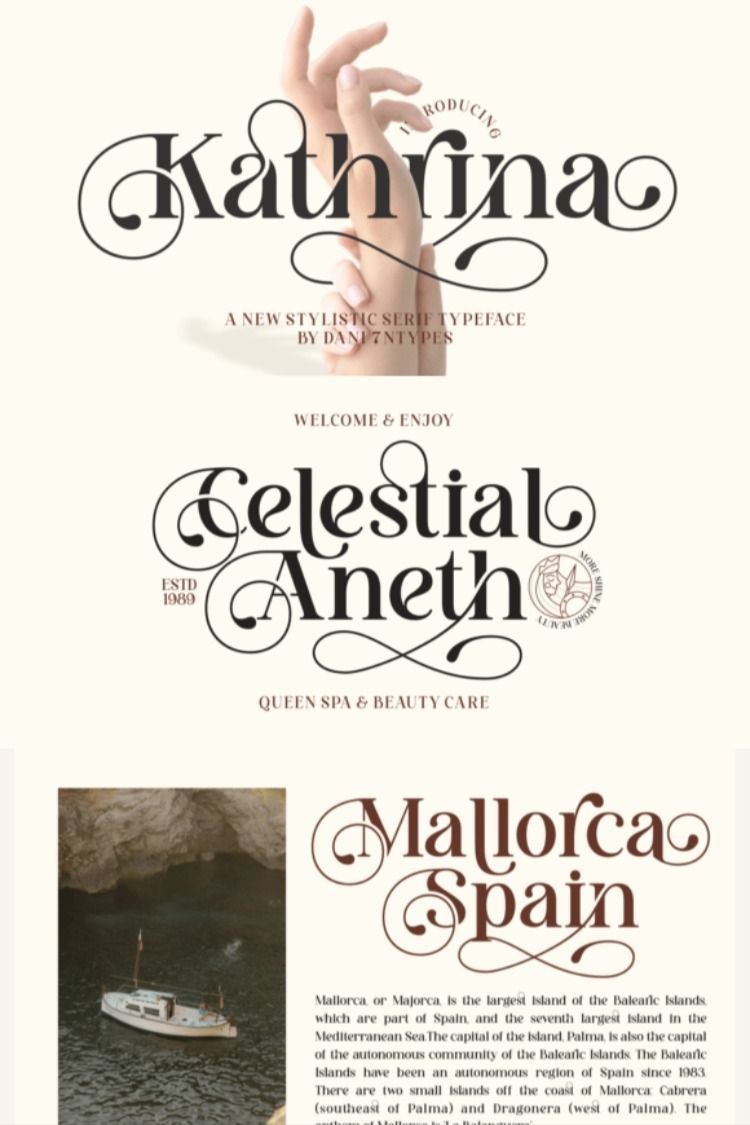 Kathrina Font: Tipografía femenina y elegante para diseños únicos