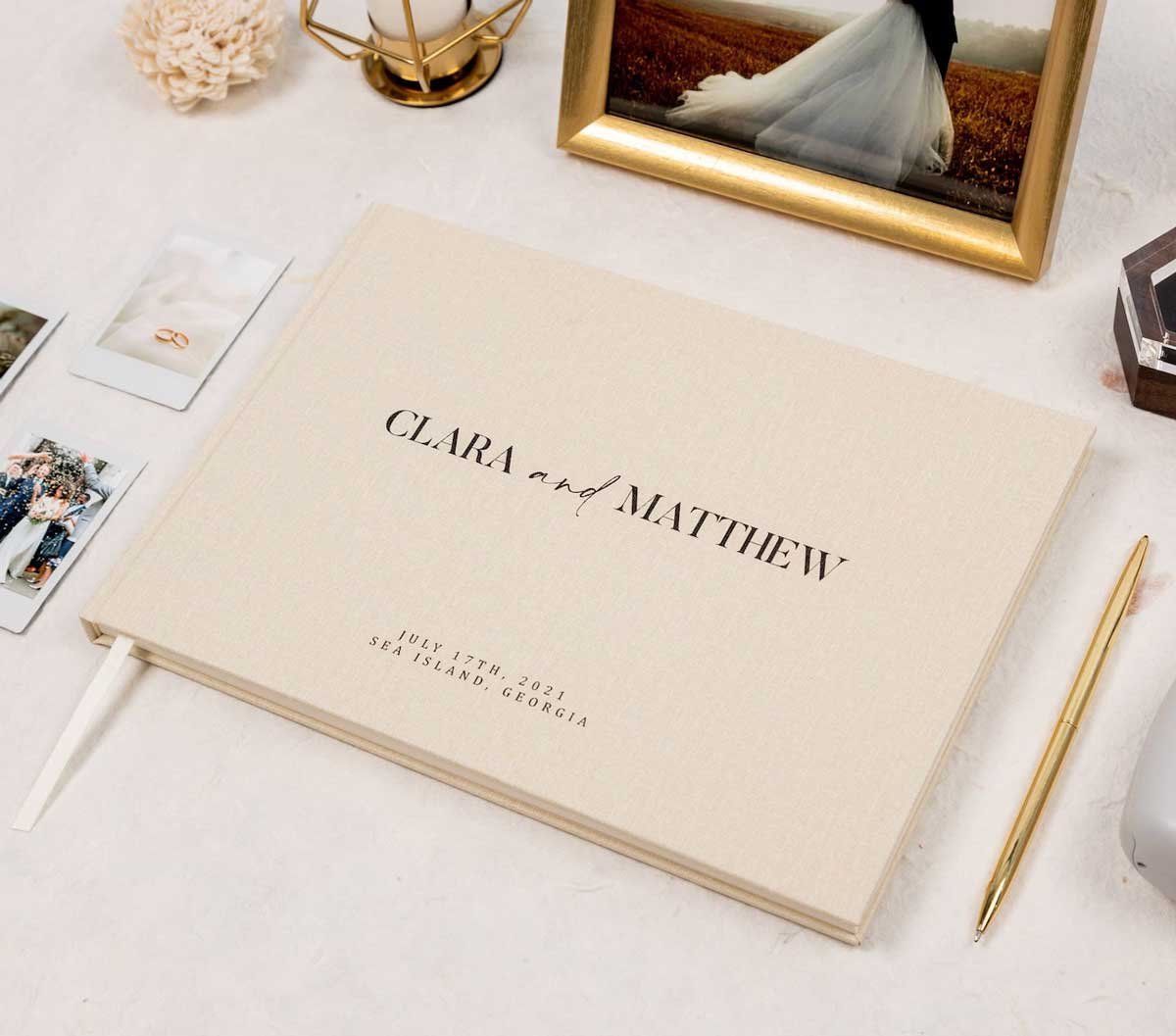 WEDDING GUESTBOOK SIGNING BOOK