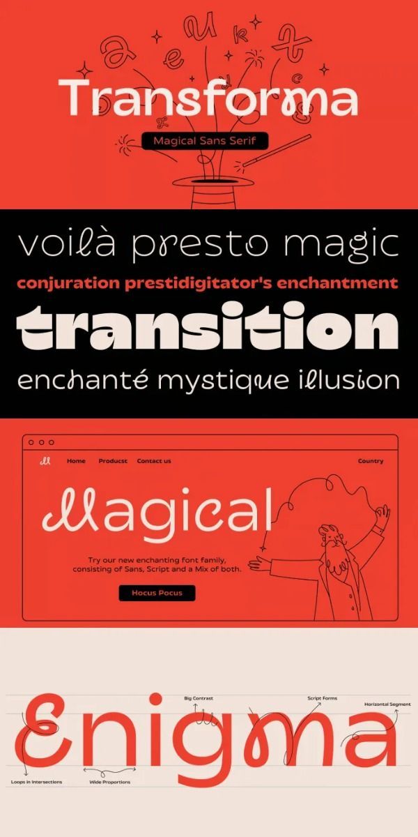 Transforma Font Family by Fontfabric